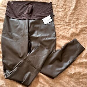 Hatch Maternity Vegan Leather Leggings ✨NWT✨